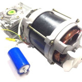 Мотор-редуктор NMRV040-7.5-71B14 c однофазным эл/дв 0,75 кВт, конденс. 20 mf (Двигатель ТМ-12М 220В)